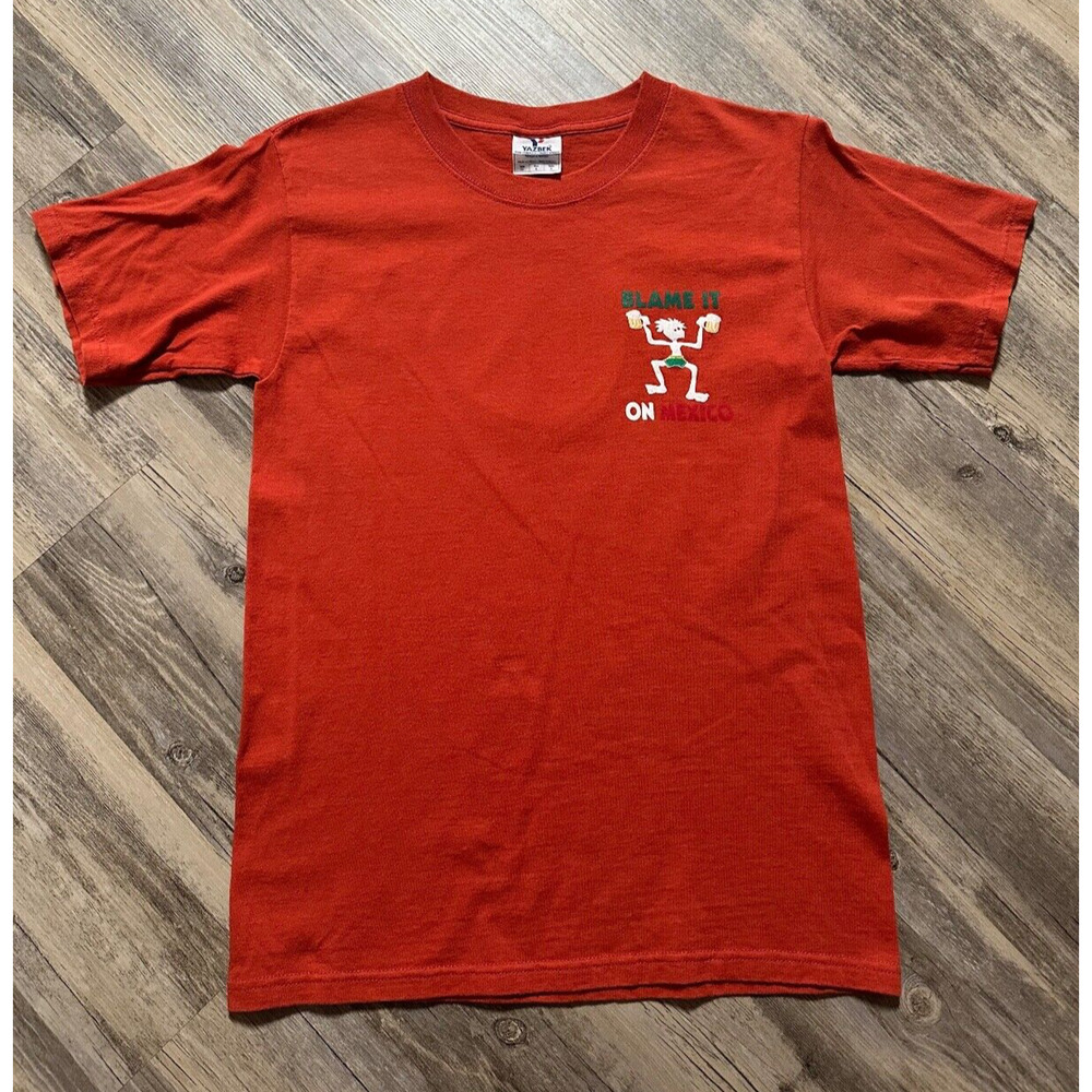 Vtg Hard Rock Cafe Matamoros Mexico Souvenir T-shirt Men's Small Short Sleeve